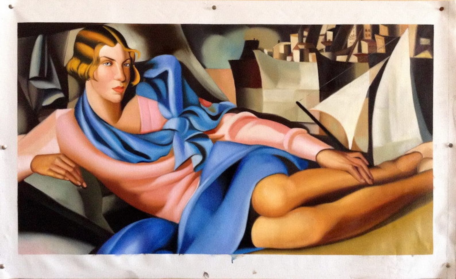 Tamara De Lempicka Portrait of Arlette Boucard 1928 Oil Etsy Tamara De Lempicka Portrait of Arlette Boucard 1928 Oil Etsy