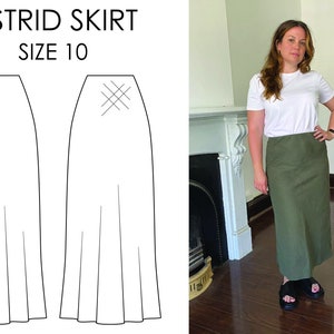 Astrid Skirt Women&#39;s Pattern Size 10