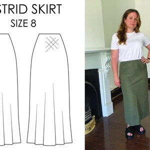 Astrid Skirt Women&#39;s Pattern Size 8