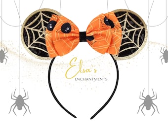 Spider Web Mickey Ears | Halloween Disney Headband