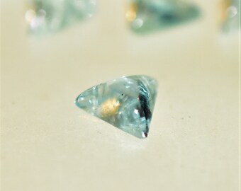 Pcs Handcut Gemstones DIY Jewellery Aquamarine Chip Beads 5-8mm Pale Blue 240
