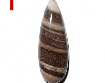 Zebra Jasper 30 x 10 mm Kaboszon cięty kroplą Ref: 49484
