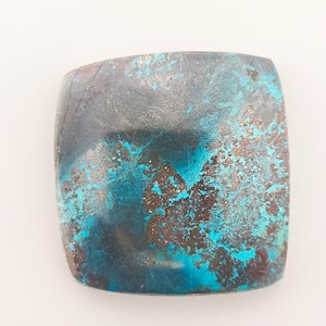 Shattuckite 26mm Square Gemstone Cabochon Ref: SHK0055