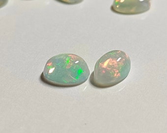 Opal (Ethiopian) 6x4mm Oval Cabochon Pair Ref: EOP0039