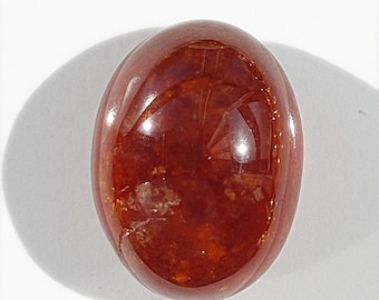 Granato Ovale Cabochon 8x10mm, Pietra Preziosa Di Qualità A