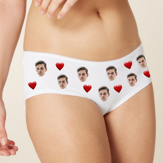 Funny Women's Underwear Personalised Underwear With Your Face Printed on  Them Professionally Printed on Cotton Knickers Face Knickers. 