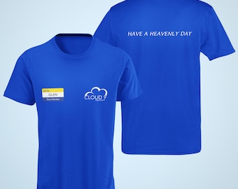 Personalised Superstore Cloud 9 T-Shirt, Free Sticker, Ideal gift for Superstore Fan.  Cloud 9 Fan