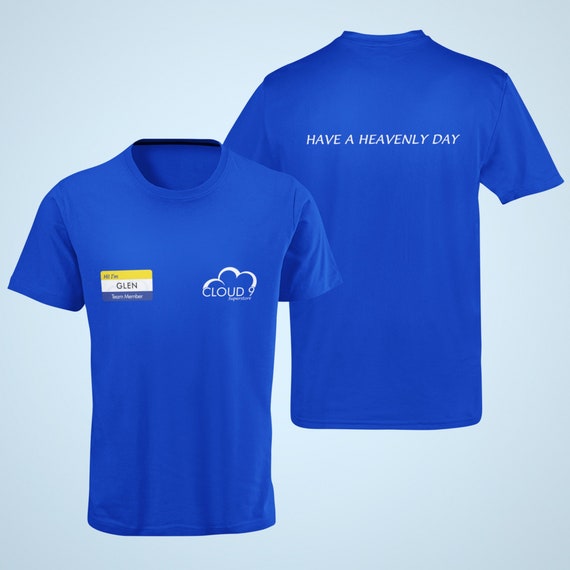 T-shirt personnalisé Superstore Cloud 9, autocollant gratuit, cadeau idéal  pour les fans de Superstore. Ventilateur Nuage 9 - Etsy France