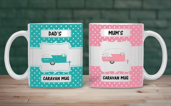 dads caravan mug