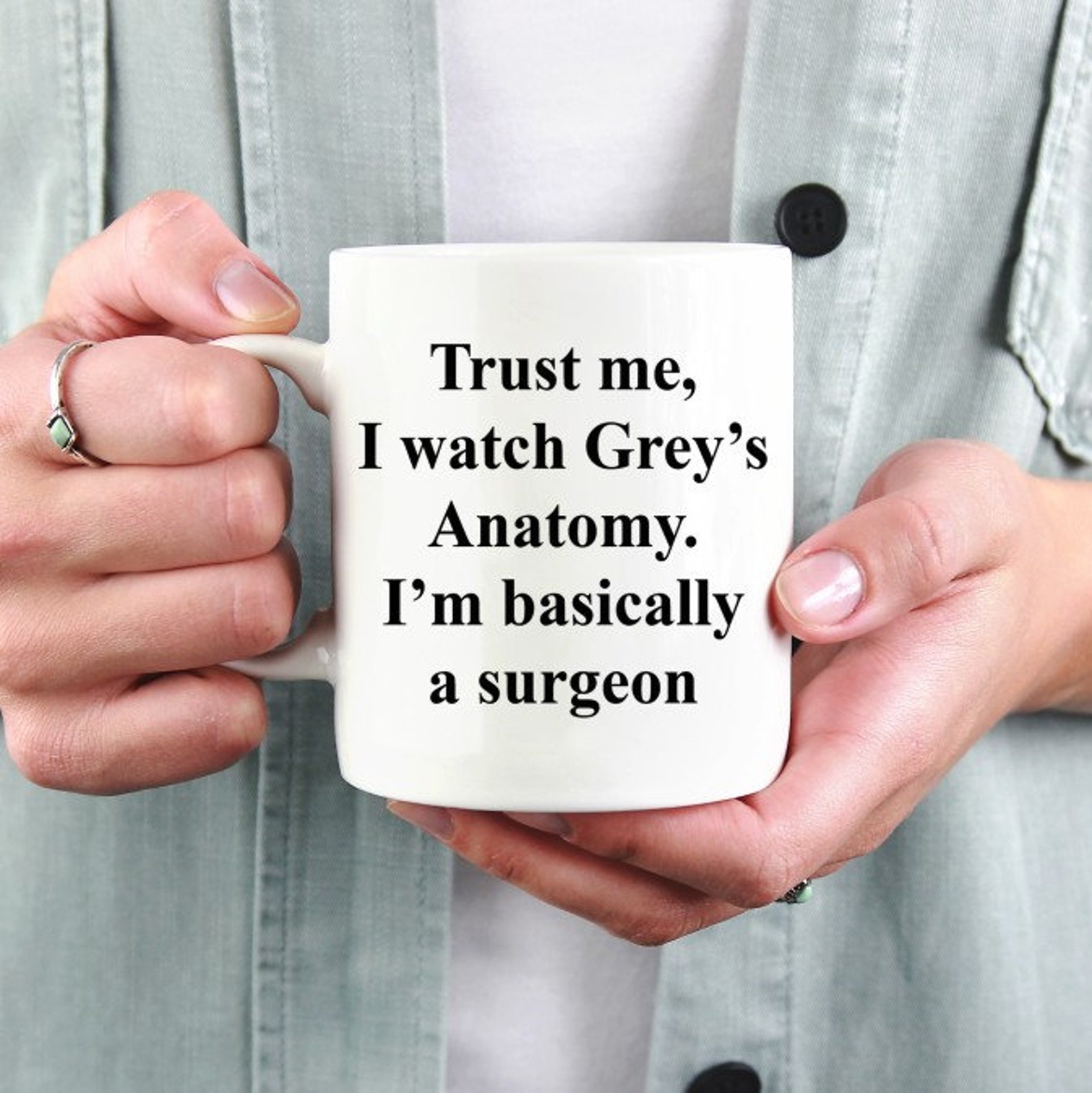 Greys Anatomy Gift Mug Greys Gift With FREE Vinyl Sticker Etsy UK