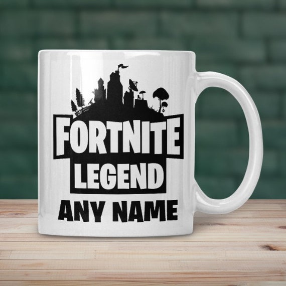 Personalised Fortnite Gift Mug Ideal For Any Fortnite Fan Etsy - personalised roblox gift mug ideal for any roblox fan can be personalised with any name or gamertag for roblox