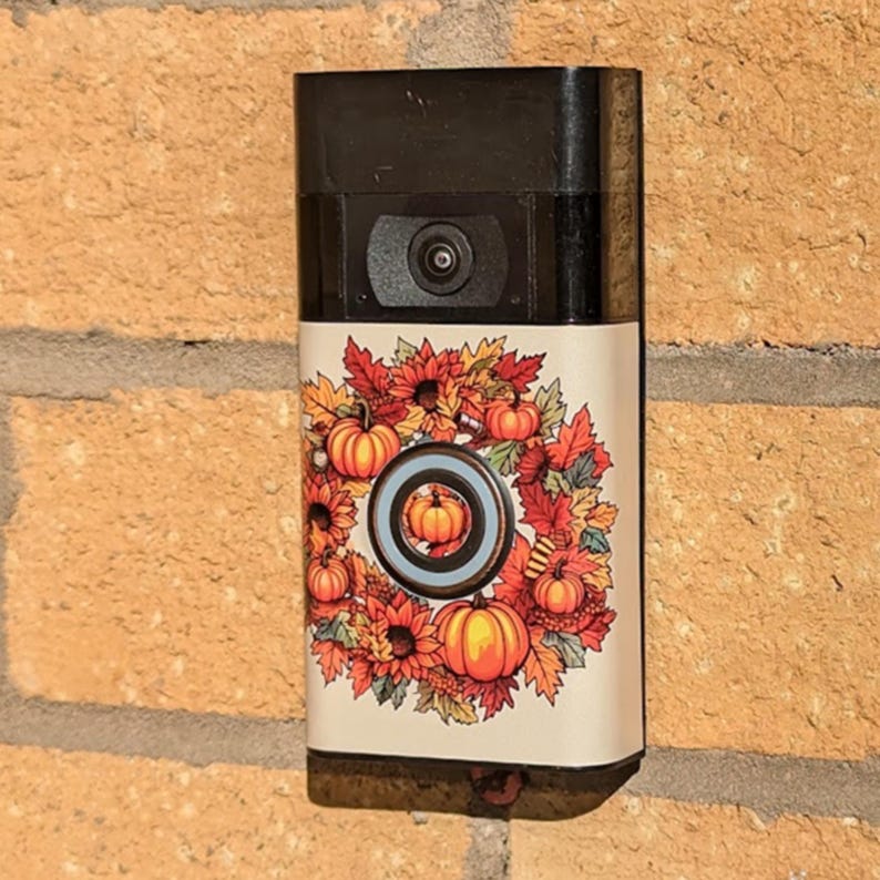 Ring Doorbell Autumn Sticker for Ring Doorbell 2, Ring Doorbell 2nd