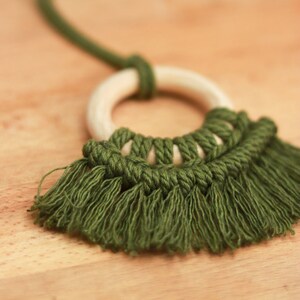 Désodorisant en macramé | Diffuseur en macramé | Diffuseur naturel | Diffuseur Boho | Diffuseur d'huiles essentielles | Diffuseur de miroir de voiture | Bois non fini