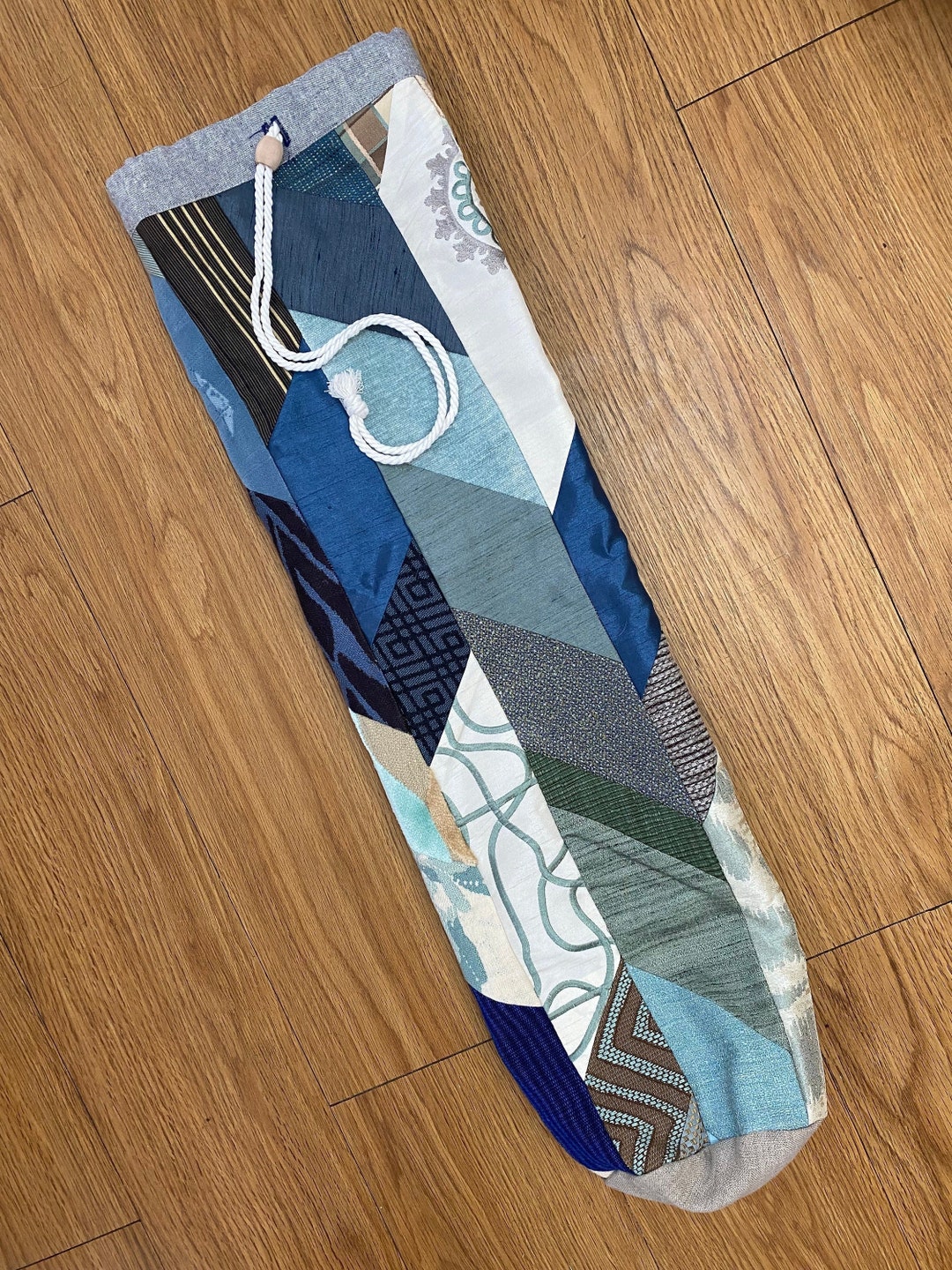 100 Repurposed & Recycled Yoga Mat Bag Ecofriendly Yoga Bag Handmade Yoga Bag Yoga Mat Bag