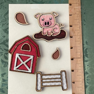 Pig Magnet Set
