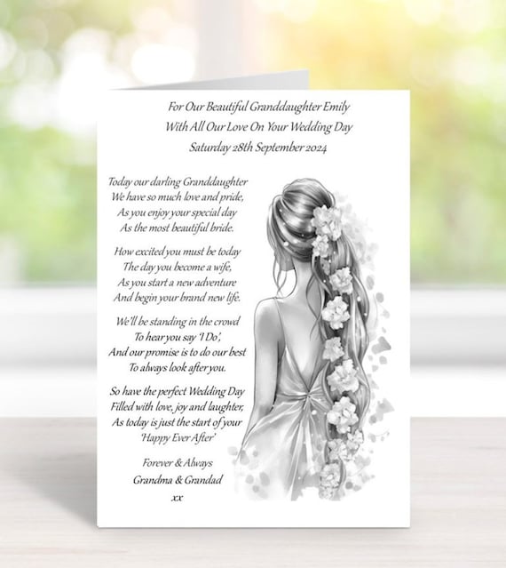FR0315 Family Birthday Card / Granddaughter FR0315 Family Birthday Card / Granddaughter