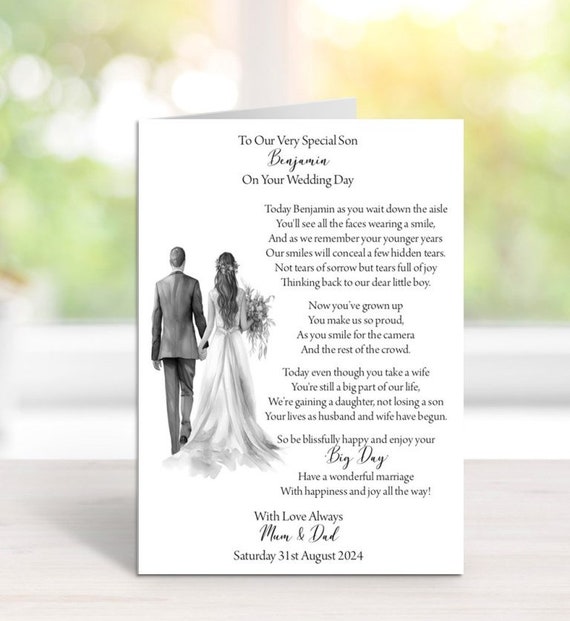 Tarjeta De Invitación De Boda Rústica Bohemia Con Una Pareja De Dibujos