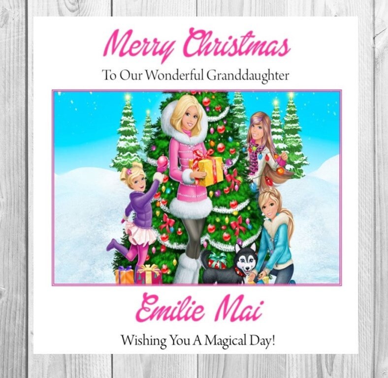 Handmade Personalised 6 Square Barbie & Friends - Etsy Handmade Personalised 6 Square Barbie & Friends - Etsy