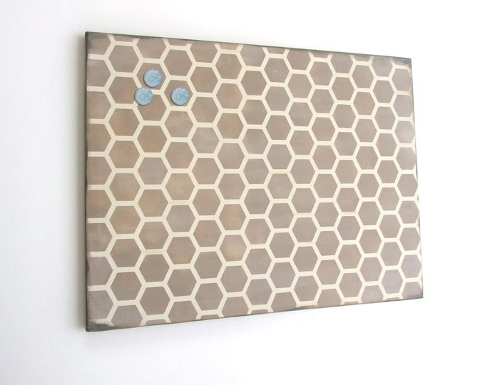 Large Magnetic Memo Board - Custom Painted Canvas Magnet Board - YOU ...