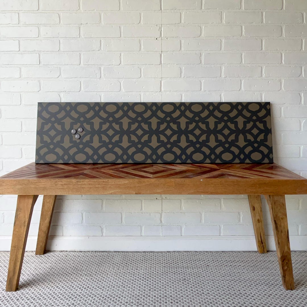 Long & Narrow Magnet Board - Custom Painted Bulletin Board - Skinny ...