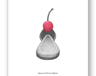 Spoon and Cherry Upfront - Unmatted & Matted Limited Edition Prints