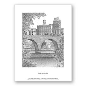 Stone Arch Bridge - Unmatted & Matted Limited Edition Prints