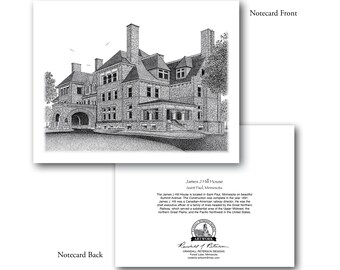 James J Hill House Notecards (Package of 8)