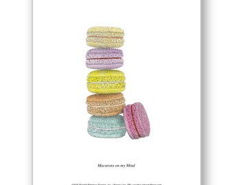 Macarons on my Mind - Unmatted & Matted Limited Edition Prints