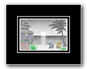 Ocean Breeze of Tranquility - Matted Limited Edition Print