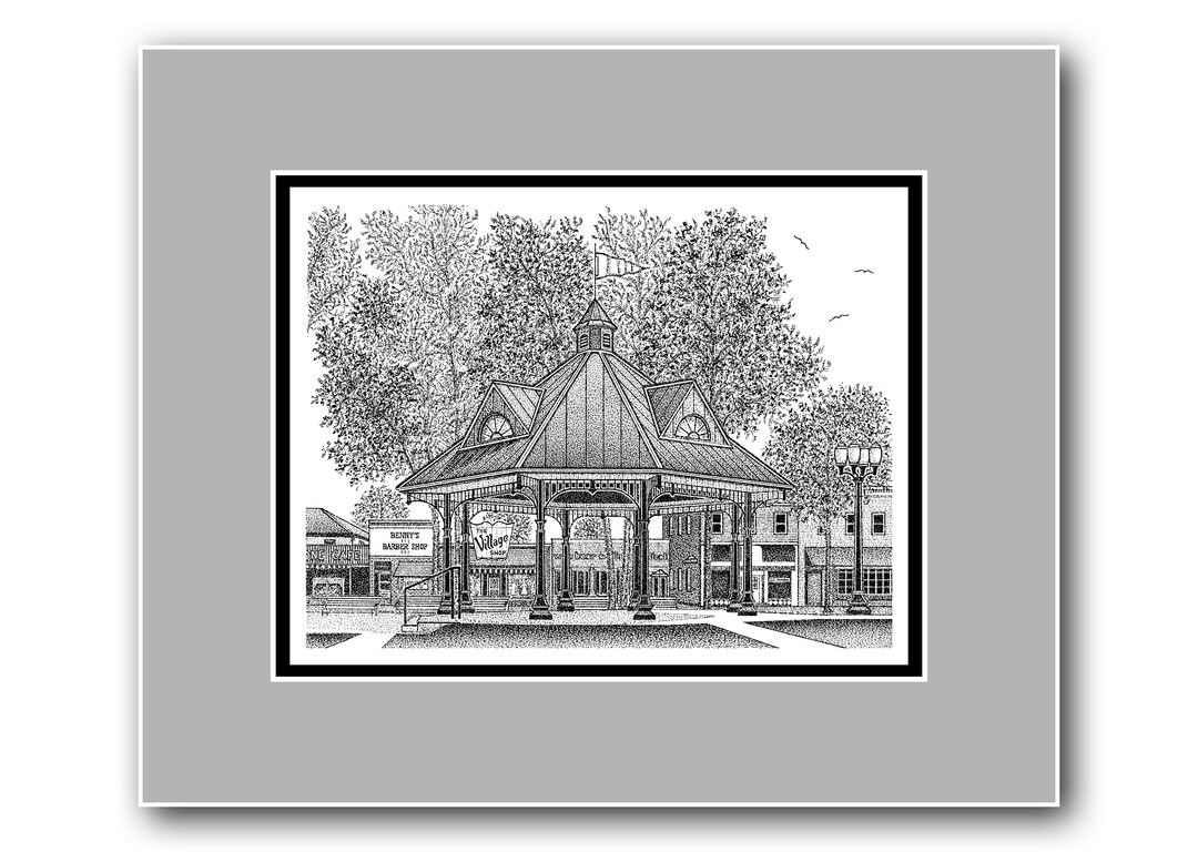 White Bear Lake, Minnesota Matted Limited Edition Print Etsy