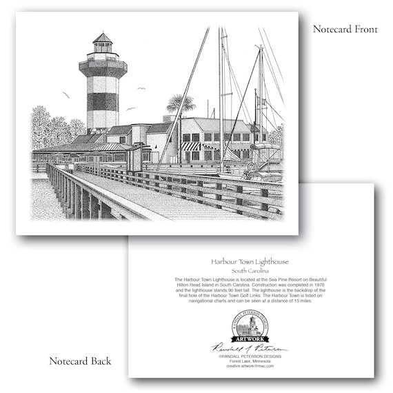 fagraphix Two Pack Oval HH Hilton Head Island Lighthouse Sticker Self Adhesive Vinyl Decal SC Harbour Town