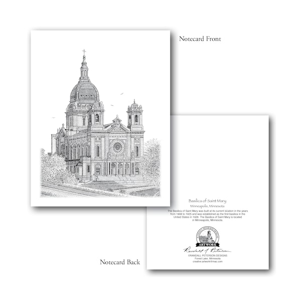 Basilica of Saint Mary Notecards (Package of 8)