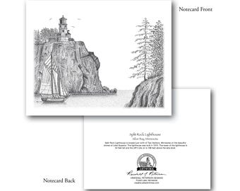Split Rock Lighthouse Revisited Notecards (Package of 8)