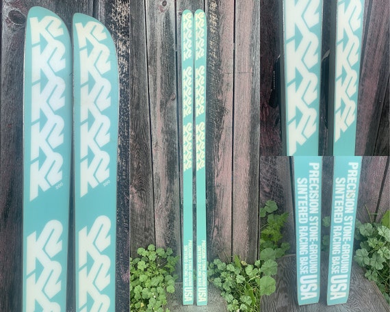 1989 K2 TR Comp Vintage Skis Wood Core Antique Marker M46