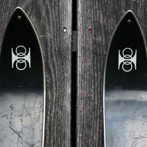 1960&#39;s HART Camaro Vintage Snow Skis Antique MCM Retro Wood Core
