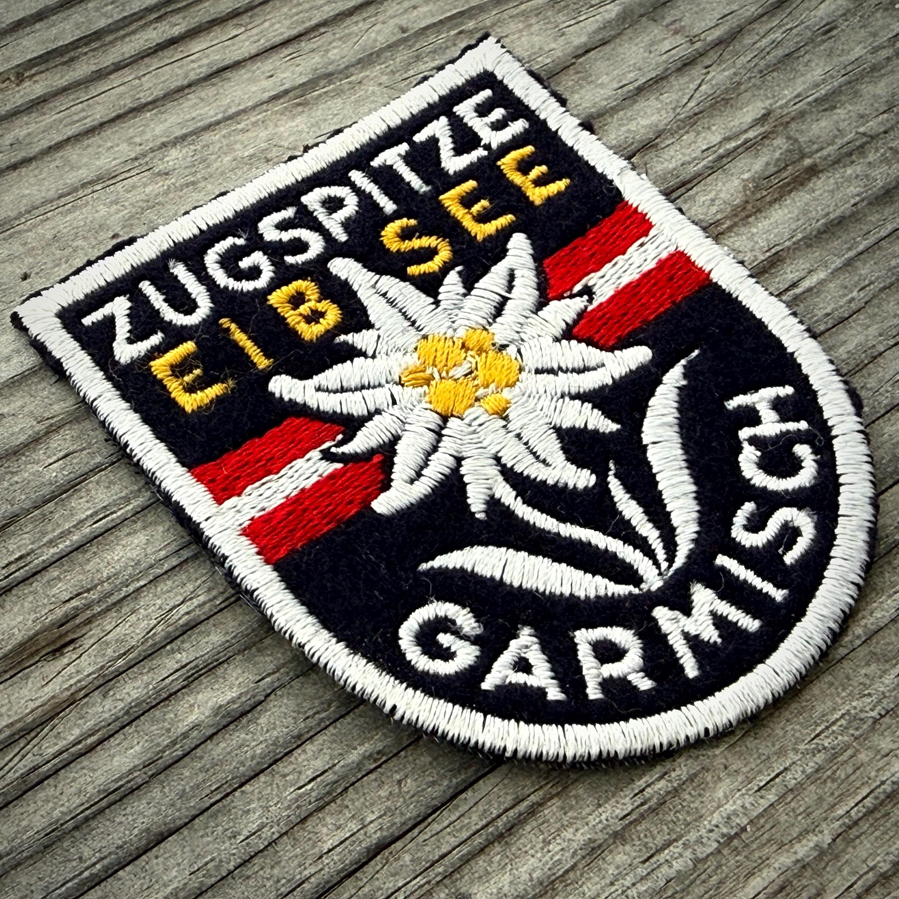 Patch Brodé Vintage – Zugspitze Allemagne – Station De Ski – Années 1960