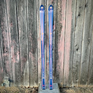 Rossignol Strato 102 Antique Refurbished Ski Wall Art Set