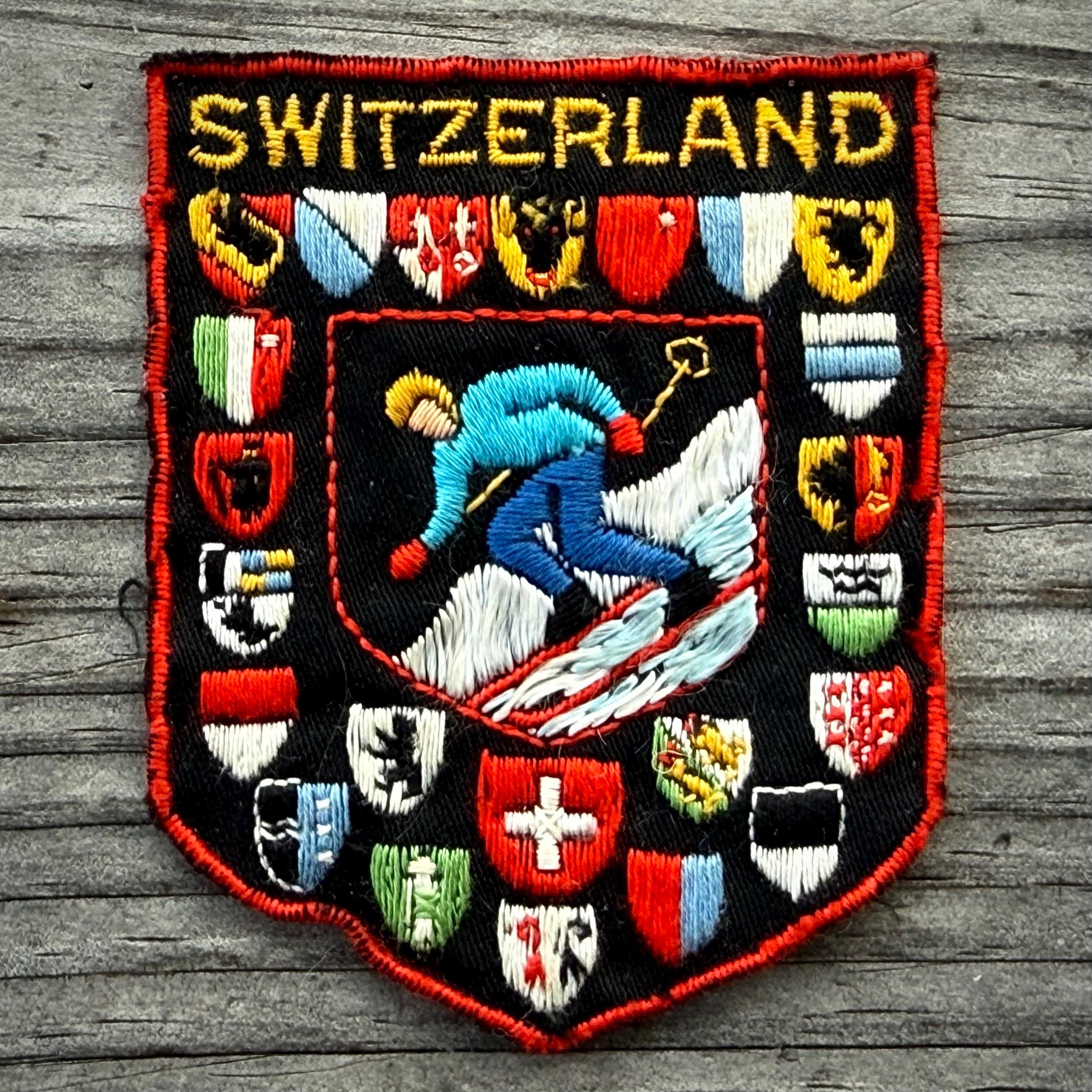 Vintage poster – Championnat du monde de ski 1974, St.Moritz, Suisse