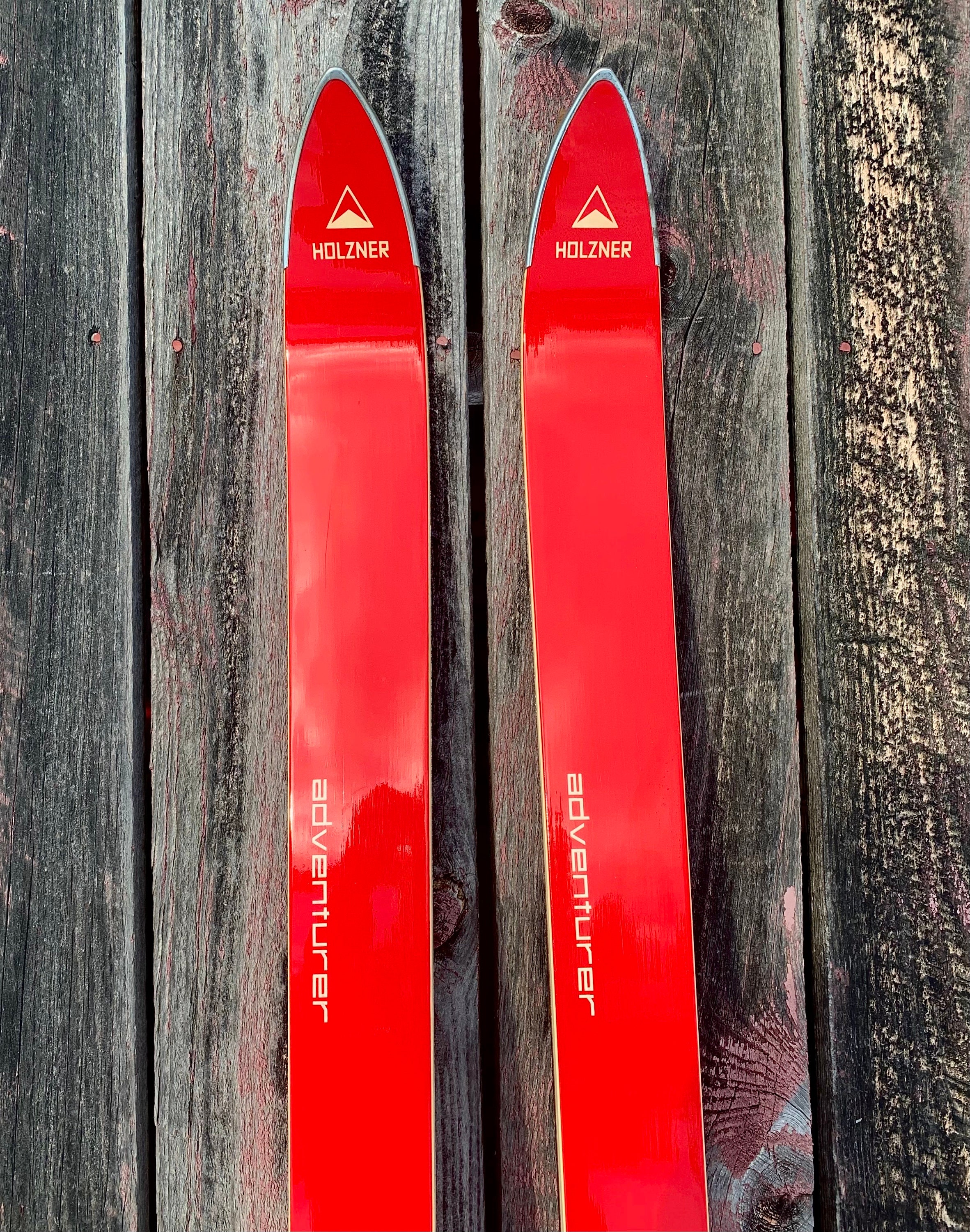 クラシック Islensk Pjodlog C.1968 HOLZNER International Adventurer 19ocm Skis Vintage