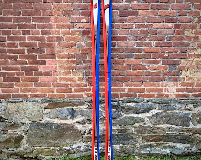 1997 K2 Four 88 Vintage Skis Wood Core, Red White & Blue, Antique No ...