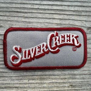 1980&#39;s SILVER CREEK Ski Patch, Vintage COLORADO Granby Ranch, Sol Vista Lost Area Skiing Travel Badge
