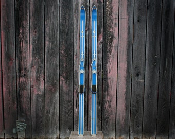 Rossignol Strato 102 Antique Refurbished Ski Wall Art Set