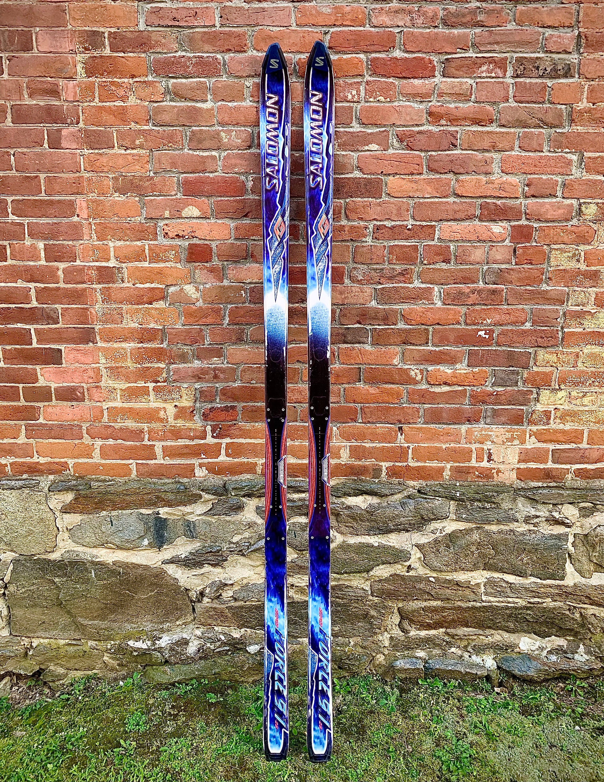 1996 SALOMON Super Force 9.1 2S Vintage Skis Alpine Wood Core Antique Made  in France - Etsy