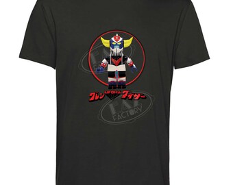 Grendizer, premium quality organic T-shirt, Manga, Goldorak men's t-shirt 100% organic cotton