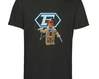 Captain Flam, premium quality organic T-shirt, Manga, Captain Future men's t-shirt 100% organic cotton