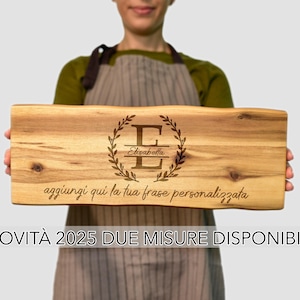 Castle Mouse Tagliere Inciso Al Laser: Regalo Originale In Legno 30x20 Cm