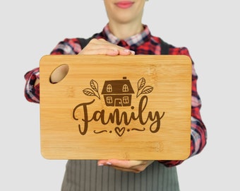 Personalized Custom Cutting Board | Bamboo Wood | Gift | Tagliere personalizzato | Tagliere in Bamboo | Regalo Compleanno Uomo Donna Natale