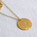 Sandy Shue reviewed Long Coin Necklace, Minimal Layering Necklace