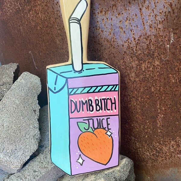 Dumb Bitch Juice Paddle *BDSM*