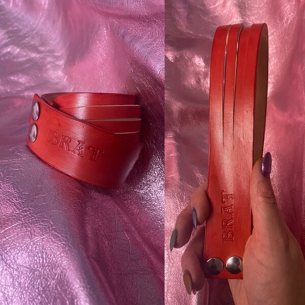 Mini Flogger Customizable Double Wrap Bracelet BDSM